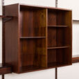 25558 Kai Kristiansen rosewood wall unit with 2 lamps for FM Mobler, Denmark 1960s-10