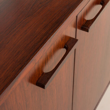 25558 Kai Kristiansen rosewood wall unit with 2 lamps for FM Mobler, Denmark 1960s-12 25558 Kai Kristiansen rosewood wall unit with 2 lamps for FM Mobler, Denmark 1960s-12