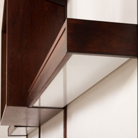 25558 Kai Kristiansen rosewood wall unit with 2 lamps for FM Mobler, Denmark 1960s-19 25558 Kai Kristiansen rosewood wall unit with 2 lamps for FM Mobler, Denmark 1960s-19