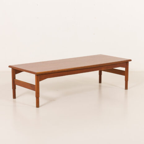 25559 Italian mid century low teak coffe table attr. to Mobil Girgi-2 25559 Italian mid century low teak coffe table attr. to Mobil Girgi-2