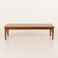 25559 Italian mid century low teak coffe table attr. to Mobil Girgi-3