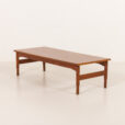 25559 Italian mid century low teak coffe table attr. to Mobil Girgi-4