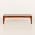 25559 Italian mid century low teak coffe table attr. to Mobil Girgi-6