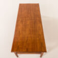25559 Italian mid century low teak coffe table attr. to Mobil Girgi-7