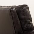 25562 Herman Miller attr. to black leather mid century sofa.-14
