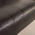 25562 Herman Miller attr. to black leather mid century sofa.-16