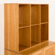 26005 Soborg oak modular bookcase, Denmark, 1970s-13