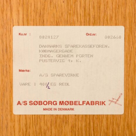 26005 Soborg oak modular bookcase, Denmark, 1970s-17 26005 Soborg oak modular bookcase, Denmark, 1970s-17