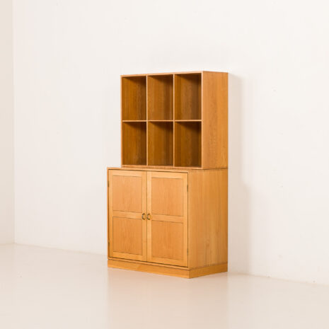 26005 Soborg oak modular bookcase, Denmark, 1970s-3 26005 Soborg oak modular bookcase, Denmark, 1970s-3