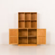 26005 Soborg oak modular bookcase, Denmark, 1970s-5