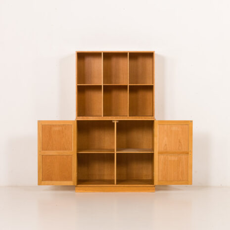 26005 Soborg oak modular bookcase, Denmark, 1970s-5 26005 Soborg oak modular bookcase, Denmark, 1970s-5