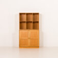 26005 Soborg oak modular bookcase, Denmark, 1970s-6