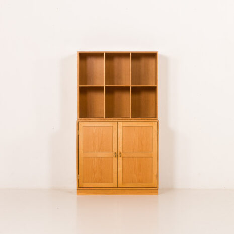 26005 Soborg oak modular bookcase, Denmark, 1970s-6 26005 Soborg oak modular bookcase, Denmark, 1970s-6