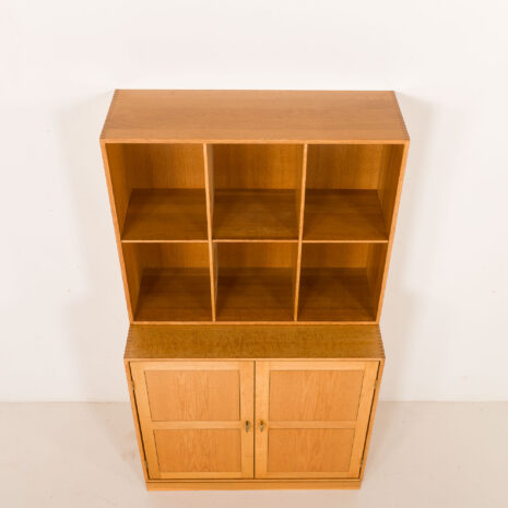26005 Soborg oak modular bookcase, Denmark, 1970s-7 26005 Soborg oak modular bookcase, Denmark, 1970s-7