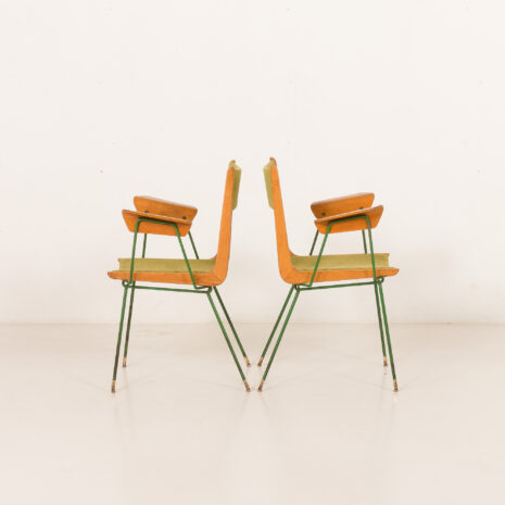 26013 Boomerang chair attr. to Carlo De Carli, set of 2, Italy 1950s-5 26013 Boomerang chair attr. to Carlo De Carli, set of 2, Italy 1950s-5