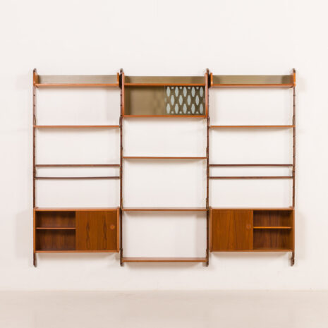 26021 Ergo three bay wall unit by John Texmon, Nowrway 1960s.-6 26021 Ergo three bay wall unit by John Texmon, Nowrway 1960s.-6