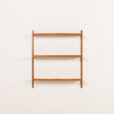 26025 Mid century teak shelving unit, set of 3 shelves, Denmark 1970s.-4