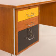 26026 Danish mid century modern desk, 1970s-11