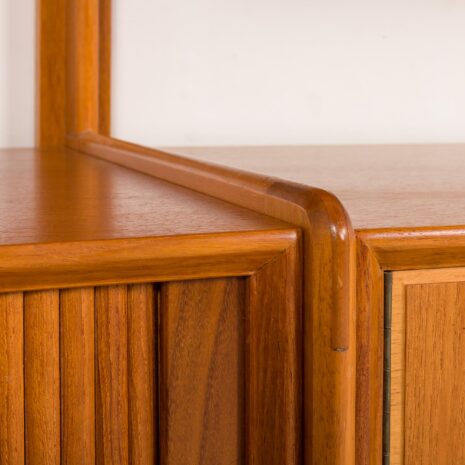 26027 Fredrik A. Kayser teak free standing wall unit for Gustav Bahus, Norway 1960s-14 26027 Fredrik A. Kayser teak free standing wall unit for Gustav Bahus, Norway 1960s-14