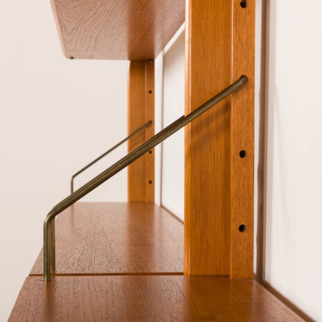 26027 Fredrik A. Kayser teak free standing wall unit for Gustav Bahus, Norway 1960s-27 26027 Fredrik A. Kayser teak free standing wall unit for Gustav Bahus, Norway 1960s-27