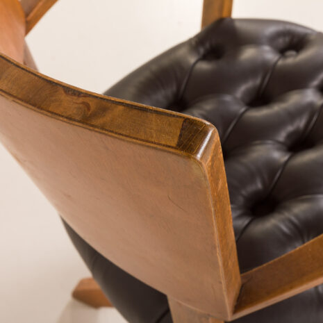 26031 French mid century reclining desk chair , 1950s-15 26031 French mid century reclining desk chair , 1950s-15