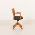 26031 French mid century reclining desk chair , 1950s-5
