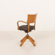 26031 French mid century reclining desk chair , 1950s-8