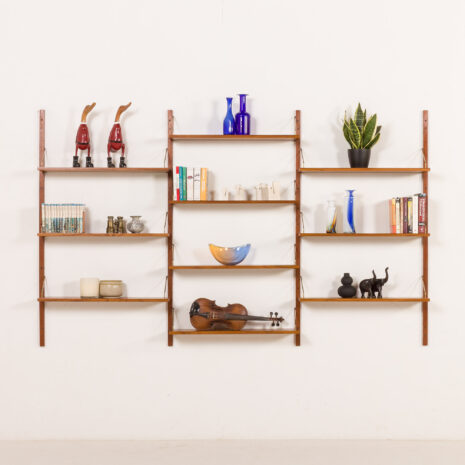 26036 Danish mid century teak shelving unit, 1960s-1 26036 Danish mid century teak shelving unit, 1960s-1