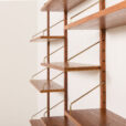 26036 Danish mid century teak shelving unit, 1960s-7