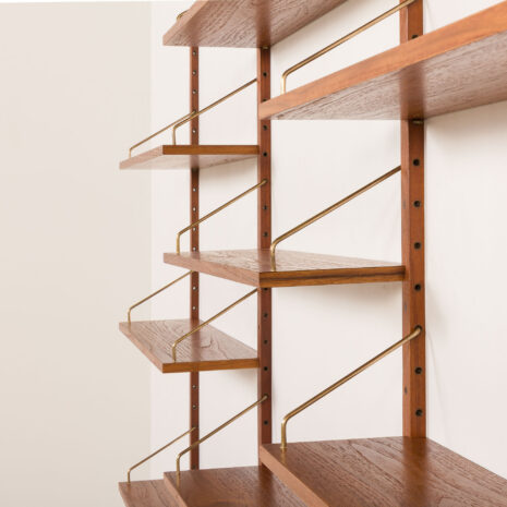 26036 Danish mid century teak shelving unit, 1960s-7 26036 Danish mid century teak shelving unit, 1960s-7
