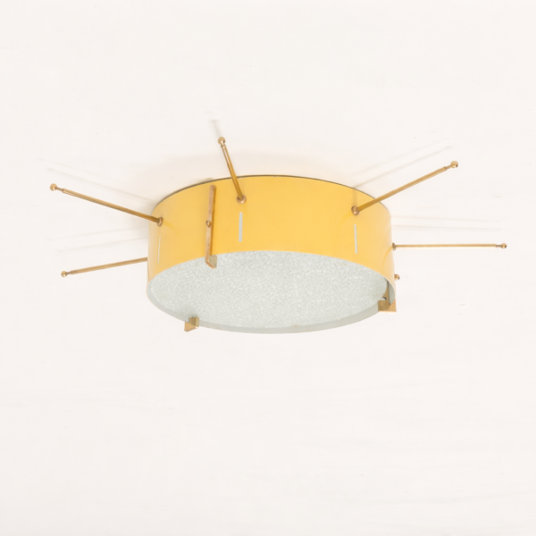 Italian mid century ceiling lamp in the style of Gio Ponti, 1950s
