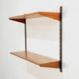 Set of two teak shelves designed by Kai Kristiansen