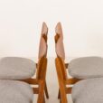 25296 Danish mid century chairs, set of 4-13