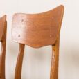 25296 Danish mid century chairs, set of 4-4