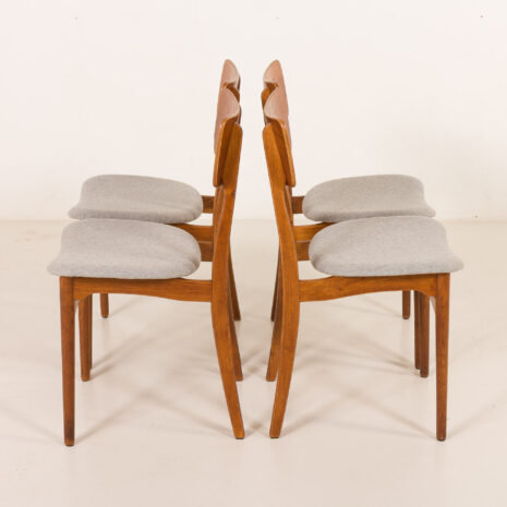 25296 Danish mid century chairs, set of 4-9 25296 Danish mid century chairs, set of 4-9