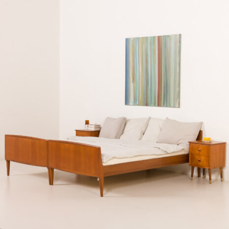 25409 Pair of danish mid century teak beds, 1960s-2 25409 Pair of danish mid century teak beds, 1960s-2