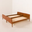 25409 Pair of danish mid century teak beds, 1960s-6