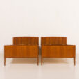 25409 Pair of danish mid century teak beds, 1960s-9