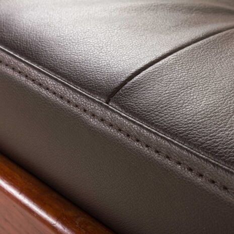 25508 Danish modern footstool in teak and aniline leather, 1970s-7 25508 Danish modern footstool in teak and aniline leather, 1970s-7