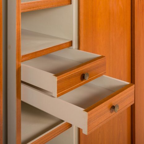 25535 Omann Jun Extra large mid century teak wardrobe, Denmark, 1970s-17 25535 Omann Jun Extra large mid century teak wardrobe, Denmark, 1970s-17