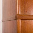 25535 Omann Jun Extra large mid century teak wardrobe, Denmark, 1970s-22