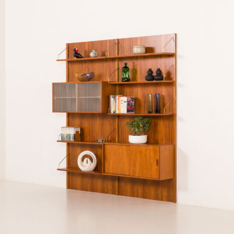25554 Mid century wall unit in ..., Hansen&Guldborg, 1960s-2