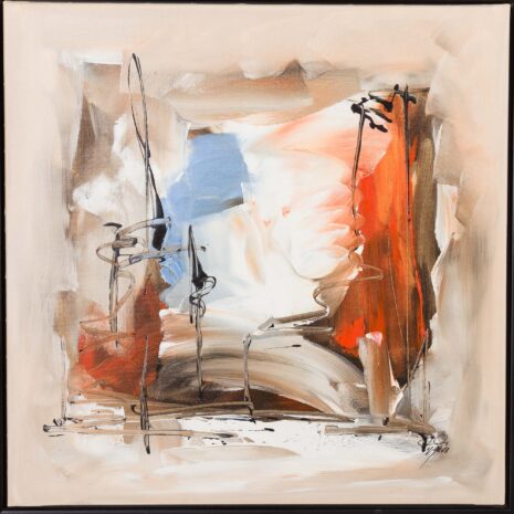 26018 Two abstract paintings, Denmark, end of 20th century-4 26018 Two abstract paintings, Denmark, end of 20th century-4