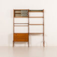 26022 Ergo free standing wall unit with a desk by John Texmon, Norway 1960s-6