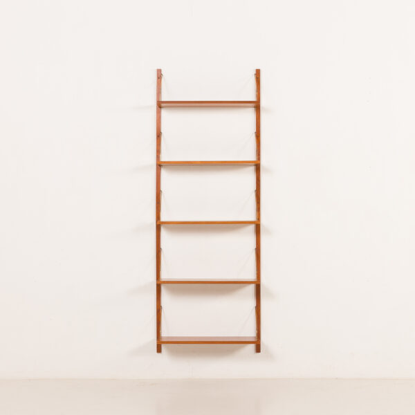 26035 Danish teak shleving unit, set of 5 shelves, 1960s-4