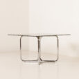 26040 Italian Space Age dining table with 4 chairs, 1970s-4
