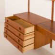 26045 Danish vintage wall unit in teak, 1960s-13
