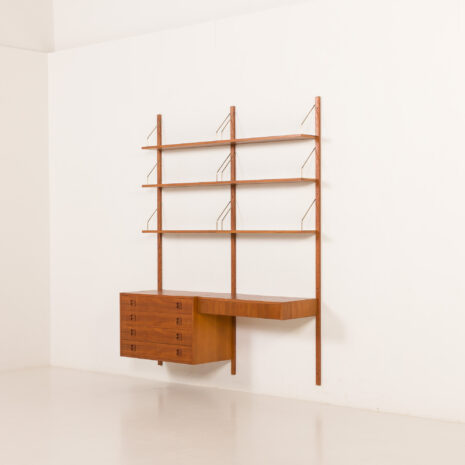 26045 Danish vintage wall unit in teak, 1960s-3 26045 Danish vintage wall unit in teak, 1960s-3