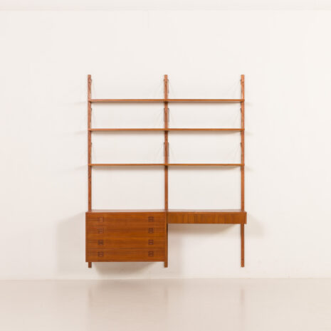 26045 Danish vintage wall unit in teak, 1960s-5 26045 Danish vintage wall unit in teak, 1960s-5