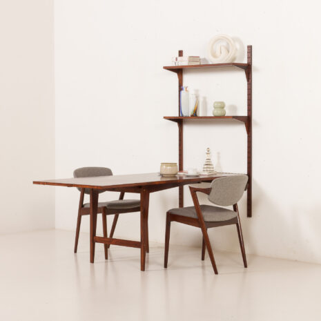 26046 Poul Cadovius shelving wall unit with desk, 1960s-2